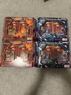 Lot of 4 One Piece 13 OP-13 Illustration Box V.5 and V.6 IN HAND SHIPS SAME DAY - Image 1