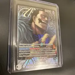 One Piece - Crocodile OP14-079 (Alt Art Leader) The Azure Sea's Seven - English - Image 2