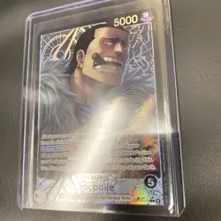 One Piece - Crocodile OP14-079 (Alt Art Leader) The Azure Sea's Seven - English - Image 3