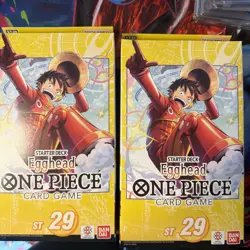 One Piece Egghead ENGLISH Starter Deck ST-29 SEALED NEW Ships Now LOT OF 2 - Image 1