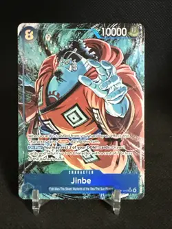 Jinbe | OP14-049 | One Piece | The Azure Sea’s Seven | Foil | Alt Art Parallel - Image 1