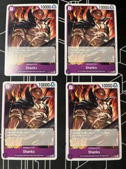 Shanks P-104 Promo One Piece TCG X4 Playset English - Image 1