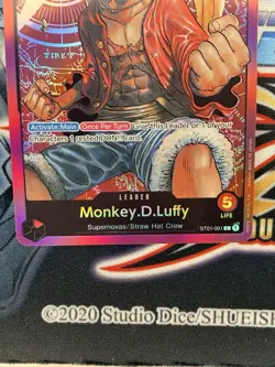 Monkey.D.Luffy Leader Foil Pre-Errata - One Piece TCG - ST01-001 - English - Image 3