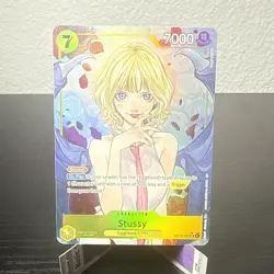 2025 One Piece Carrying On His Will Stussy Alternate Art Secret Rare #OP13-110 - Image 1