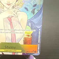2025 One Piece Carrying On His Will Stussy Alternate Art Secret Rare #OP13-110 - Image 5
