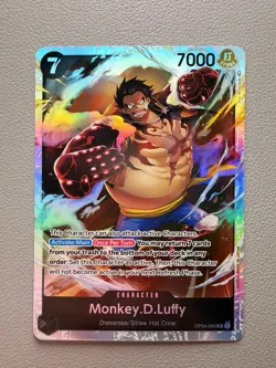 Monkey.D.Luffy OP04-090 - One Piece TCG - SR Near-Mint Super Rare English - Image 1