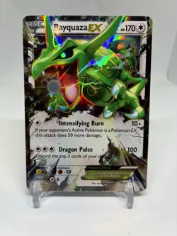 Pokemon TCG Rayquaza EX Ultra Rare Card 75/108 XY: Roaring Skies - Image 1