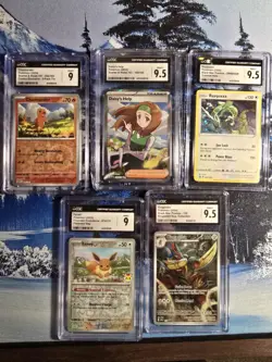 5x CGC Pokemon Card Slabs - Image 1