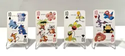 1998 Televikun 151 Pokemon Poker Playing Cards - 10 Clubs Hearts Spades Diamonds - Image 2
