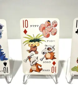 1998 Televikun 151 Pokemon Poker Playing Cards - 10 Clubs Hearts Spades Diamonds - Image 4