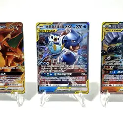 CHINESE TAG TEAM CHARIZARD BLASTOISE VENUSAUR MACHAMP POKEMON CARDS *PACK FRESH - Image 5