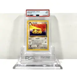 PERSIAN 42/64 - JUNGLE 1999 POKEMON CARD - FRESH SLAB - POP 205 - PSA 9 MINT - Image 1