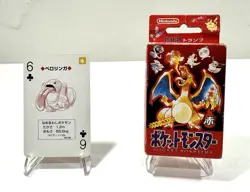 Lickitung 1996 - Pokemon Poker Playing Cards - Red Charizard Deck - 6 Of Clubs - Image 1