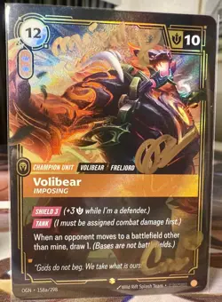 Riftbound Volibear Relentless Storm METAL Card Houston Prize Wall Promo 1 Of 35 - Image 5