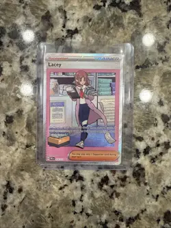 Pokemon TCG Trainer Lacey Prismatic Evolutions Holo Card 175/131 NM Condition - Image 1