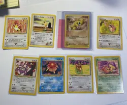 Pokemon TCG Mixed Card Lot 8x - Image 1