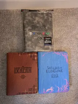 MTG Wilds of Eldraine Ixalan Tarkir 9-Pocket Premium Zippered Ultra Pro Binder - Image 1