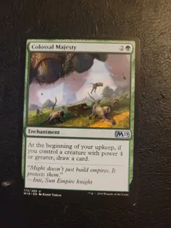 MTG Colossal Majesty 173/280 Core Set 2019 Uncommon Green LP - Image 1