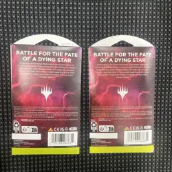 MTG: 2 Magic The Gathering Edge of Eternities Sleeved Play Booster Pack x2 [New] - Image 2