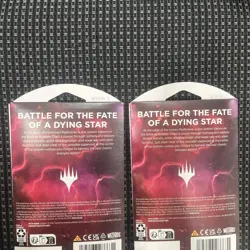 MTG: 2 Magic The Gathering Edge of Eternities Sleeved Play Booster Pack x2 [New] - Image 5