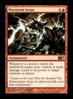 Warstorm Surge LP Light Play Magic 2012 MTG [7088] - Image 1