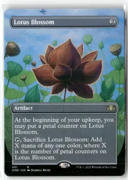 Lotus Blossom (Borderless) Dominaria Remastered Regular - Image 1