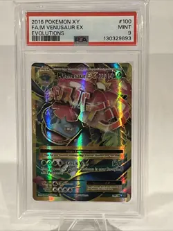 Pokemon TCG Mega-Venusaur-EX Evolutions Holo Full Art Ultra Rare - Image 1