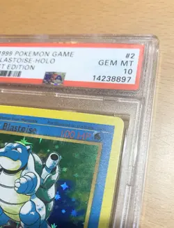 Pokemon 1999 1st Edition Base Set Blastoise 2/102 Holo PSA 10 Gem Mint - Image 4