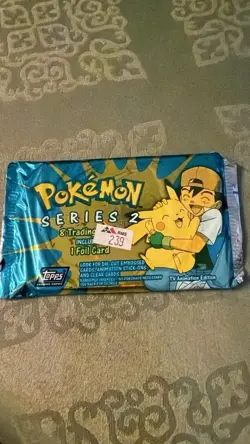 Topps Pokemon 2000 TV Series 2 Lot of 8 Sealed Packs - Image 1