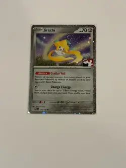 126/182 Jirachi Prize Pack Series 5 Stamped Pokemon TCG Paradox Rift Cosmos Holo - Image 1