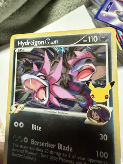 2021 Pokemon Celebrations TCG Hydreigon C LV. 61 PROMO SWSH138 ✨double swirl✨💫 - Image 1