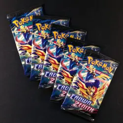 Crown Zenith Booster Pack - x5 - Pokemon Sealed - Image 1