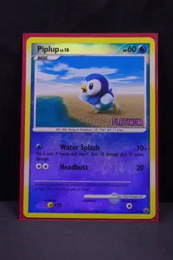 Piplup 71/100 Pokemon TCG Majestic Dawn Reverse Holo Common Stamped - Image 3