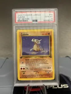 Pokemon Cubone Jungle 1st Edition #50 PSA 10 Gem Mint - Image 1