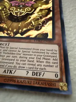 The Legendary Exodia Incarnate LDK2-ENY01 Legendary Decks II 1st Edition - Image 3