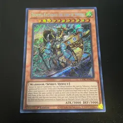 Yugioh! Tsumuha-Kutsunagi the Lord of Swords CYAC-EN024 Secret Rare 1st Ed NM - Image 1