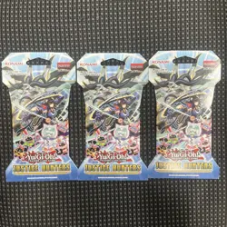 Yu-Gi-Oh! Justice Hunters Sleeved Booster Pack Lot of 3 -English - 1st Edition - Image 1