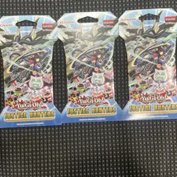 Yu-Gi-Oh! Justice Hunters Sleeved Booster Pack Lot of 3 -English - 1st Edition - Image 4