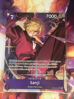 Sanji (065) (Parallel) OP09-065 Emperors in the New World Foil Alt Art One Piece - Image 1