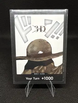 DON!! Card 3D Luffy | DP-08 | One Piece | Legacy of the Master | Foil - Image 1