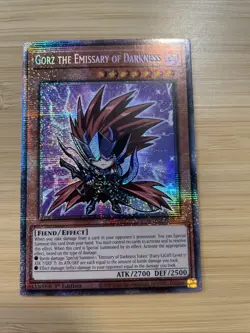 Gorz the Emissary of Darkness Chibi Starlight Rare Yu-Gi-Oh Card NM BLMM-EN005 - Image 1