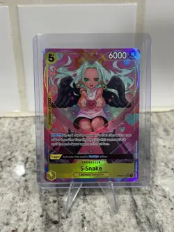 One Piece CCG Two Legends S-Snake Super Rare Card OP08-112 - Image 1
