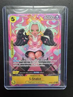 S-Snake OP08-112 Parallel Alternate Art Two Legends One Piece Card English - Image 1