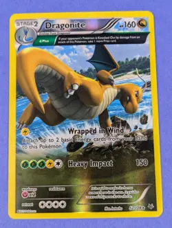 Dragonite - 52/108 - Ultra Rare Reverse Holo Roaring Skies - Pokemon Card - LP - Image 1