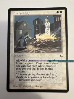 MTG Magic The Gathering- MARTYR’S CRY, The Dark - Image 1