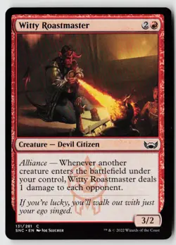 Streets of New Capenna #131 Witty Roastmaster - Image 1