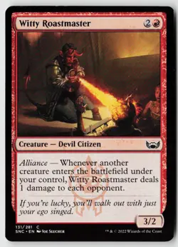 Streets of New Capenna #131 Witty Roastmaster - Image 1