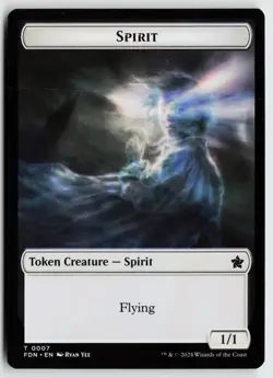 Foundations #1 // 7 Spirit // Cat (0001) Doubled-Sided Token - Image 2