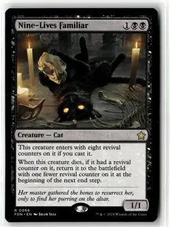 Foundations #66 Nine-Lives Familiar Rare Near Mint or Better - Image 1