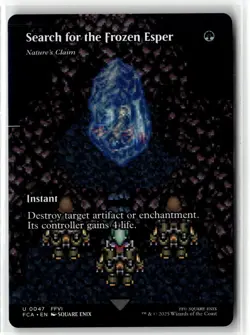 FINAL FANTASY #47 Search for the Frozen Esper Nature's Claim Uncommon NM - Image 1